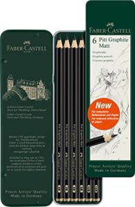 Faber-Castell Graphite Pencil Set in Metal Tin