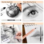 KALOUR 22-Piece Charcoal Drawing Set