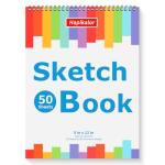 9" x 12" Spiral Bound Sketchbook with 50 Sheets