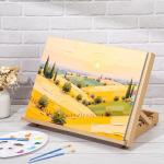 Portable Adjustable Wood Tabletop Easels for Artists