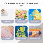 Paul Rubens Ultra-Creamy White Oil Pastels - 8 Pack