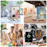 16 Pack 15 Inch Wood Painting Easels