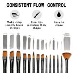 14-Piece Paint Brush Set for Artists