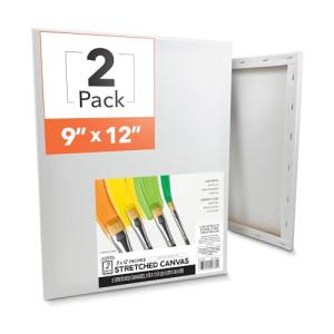 ArtSkills 9x12 Stretched Canvas 2-Pack