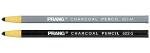 Prang Soft Charcoal Pencils, Black, 12 Pack