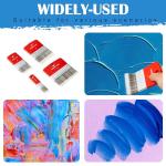 4 PCS Flat Paddle Paint Brush Set