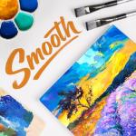 Nicpro 12-Pack Flat Paint Brushes for Artists