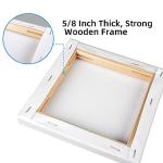 11 Pack 9x12 Stretched Cotton Canvas Boards