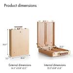 Adjustable Beechwood Tabletop Easel and Sketch Box