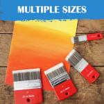 4 PCS Flat Paddle Paint Brush Set