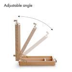 Adjustable Beechwood Tabletop Easel and Sketch Box