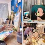 2-Pack 12 Inch Wood Tabletop Easels