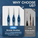 Extra Fine Detail Paint Brush Set – 6PC