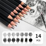 GETHPEN 14-Piece Professional Graphite Pencil Set