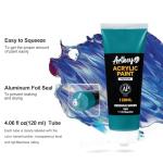 Artkey Acrylic Paint Set - 8 Vibrant Colors