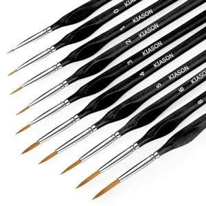 10PC Mini Paint Brush Set for Fine Detailing