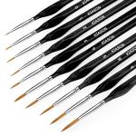 10PC Mini Paint Brush Set for Fine Detailing
