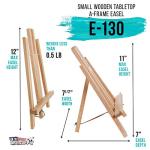 Beechwood Tabletop Display Easel for Artists
