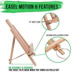 Beechwood Tabletop Display Easel for Artists