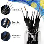 10PC Mini Paint Brush Set for Fine Detailing