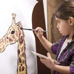 Nicpro 10 PCS Fan Paint Brush Set