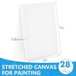 ESRICH 5x7 Stretched Canvas Pack of 28