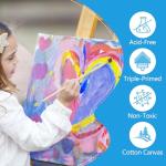 ESRICH 5x7 Stretched Canvas Pack of 28