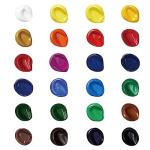 24 Color Acrylic Paint Tubes Set by Amazon Basics