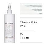 MEEDEN Titanium White Acrylic Paint - 250ml Squeeze Bottle