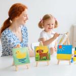 36-Pack Mini Stretched Canvas Panels for Painting