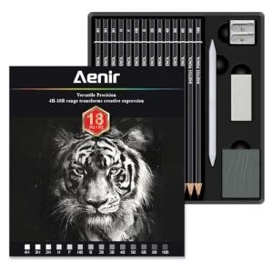 Aenir 18-Piece Sketch Pencil Set