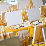 12-Pack 16-Inch Wooden Tabletop Easels for Art