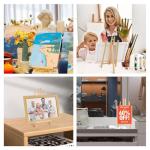 12-Pack 16-Inch Wooden Tabletop Easels for Art