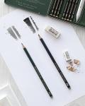 Faber-Castell Pitt Graphite Pencils Set - Matte Black