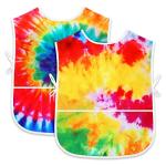 Kids Waterproof Art Smocks with Pockets - Rainbow