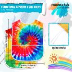 Kids Waterproof Art Smocks with Pockets - Rainbow