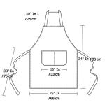 MORNITE Waterproof Art Apron for Painting and Cooking