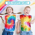 Kids Waterproof Art Smocks with Pockets - Rainbow