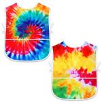 Kids Waterproof Art Smocks with Pockets - Rainbow