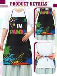 Colorful Waterproof Artist Apron Set with Pockets