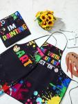 Colorful Waterproof Artist Apron Set with Pockets