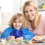 Kids’ Waterproof Art Smock with Long Sleeves - 2 Pack