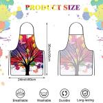 Colorful Waterproof Painting Apron for Adults - 3 Pack