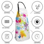 Colorful Butterfly Artist Apron with Adjustable Neck