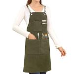 Adjustable Waterproof Art Apron with 3 Pockets