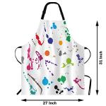 Abstract Paint Splashes Apron for Artists and Chefs
