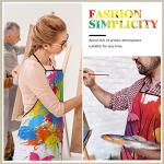 Colorful Waterproof Painting Apron for Adults - 3 Pack