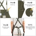 Adjustable Waterproof Art Apron with 3 Pockets