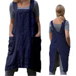 ZQFFB Women's Pinafore Apron with Pockets