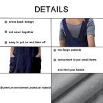 ZQFFB Women's Pinafore Apron with Pockets